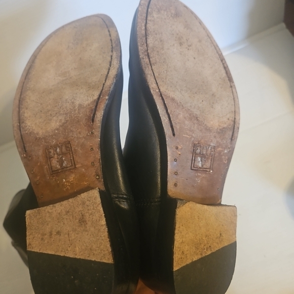 Frye Melissa Button 2 Tall Riding Boots Black Leather Women Size 6.5B Sty 77167 - Picture 10 of 13